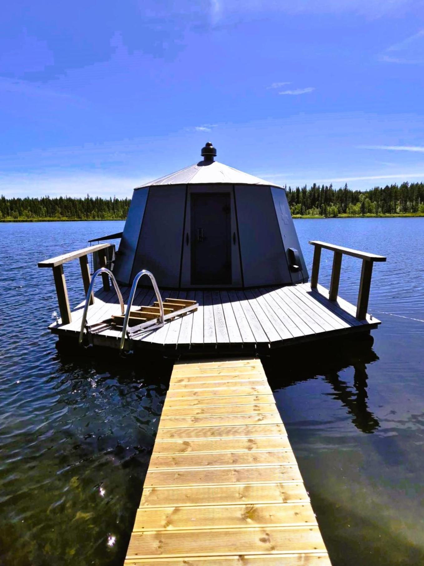 Вилла Aurora Camp Kurravaara Экстерьер фото