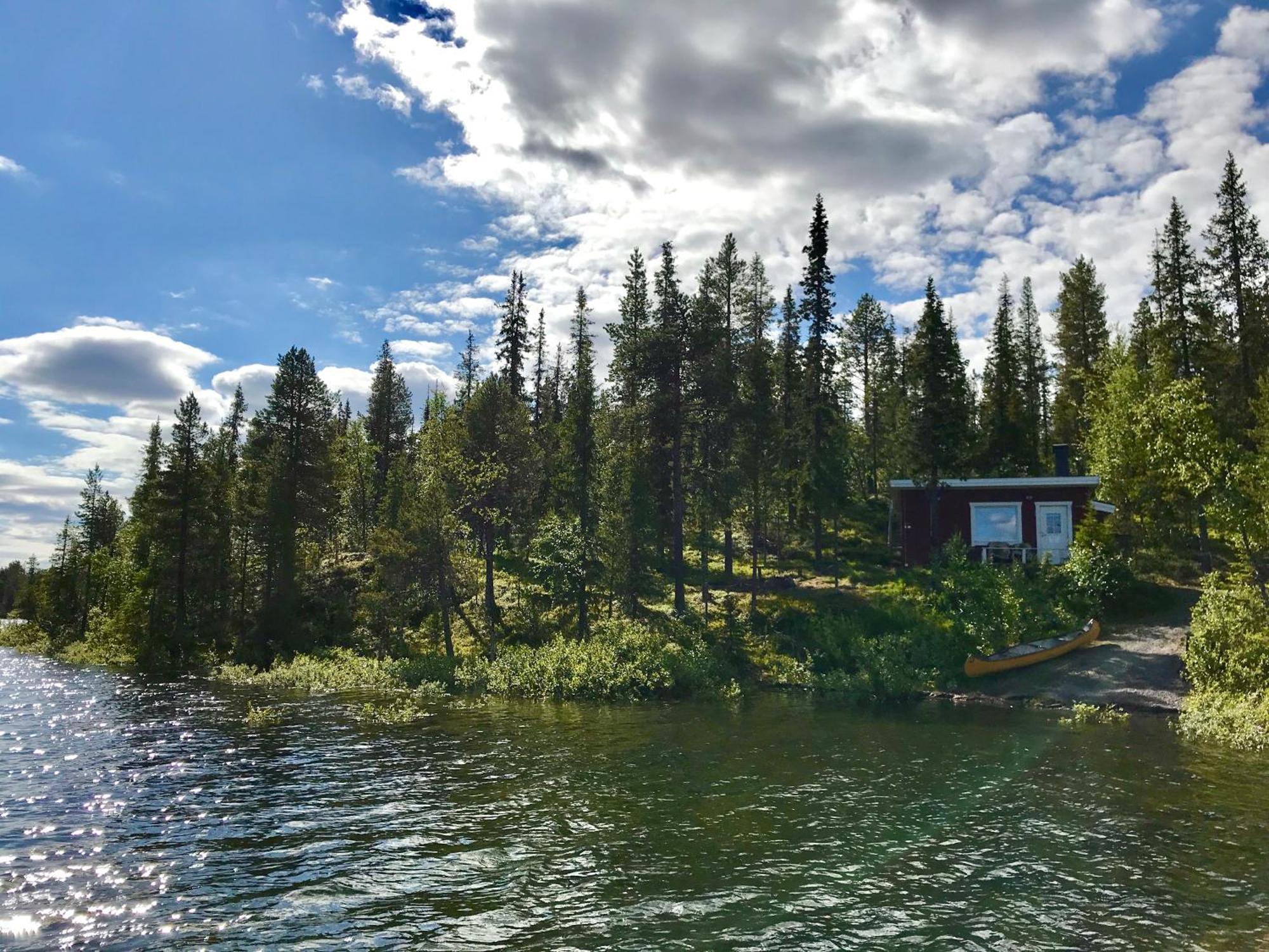 Вилла Aurora Camp Kurravaara Экстерьер фото