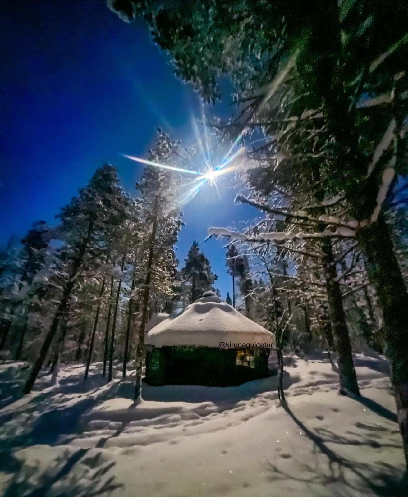 Вилла Aurora Camp Kurravaara Экстерьер фото