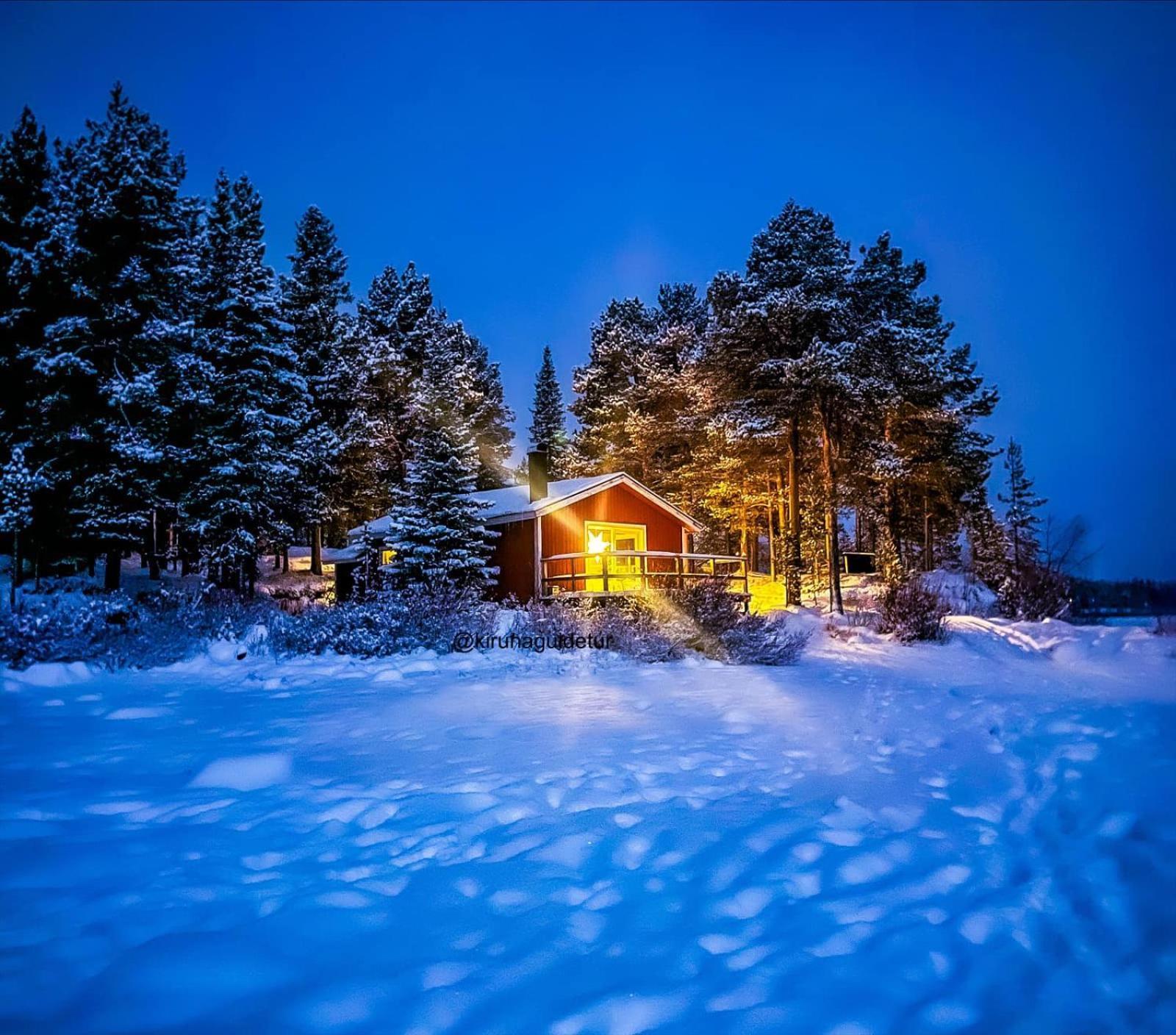Вилла Aurora Camp Kurravaara Экстерьер фото