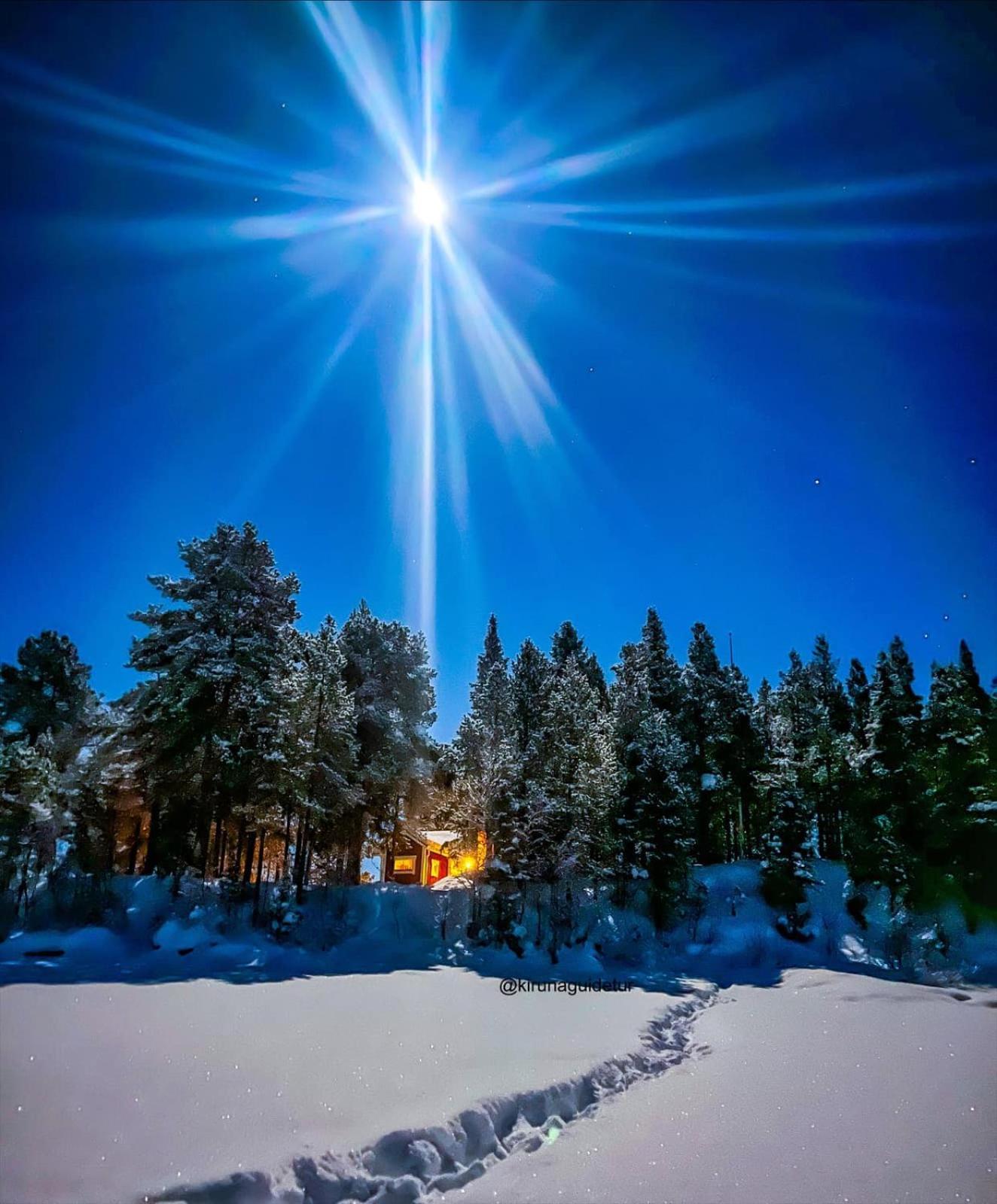 Вилла Aurora Camp Kurravaara Экстерьер фото