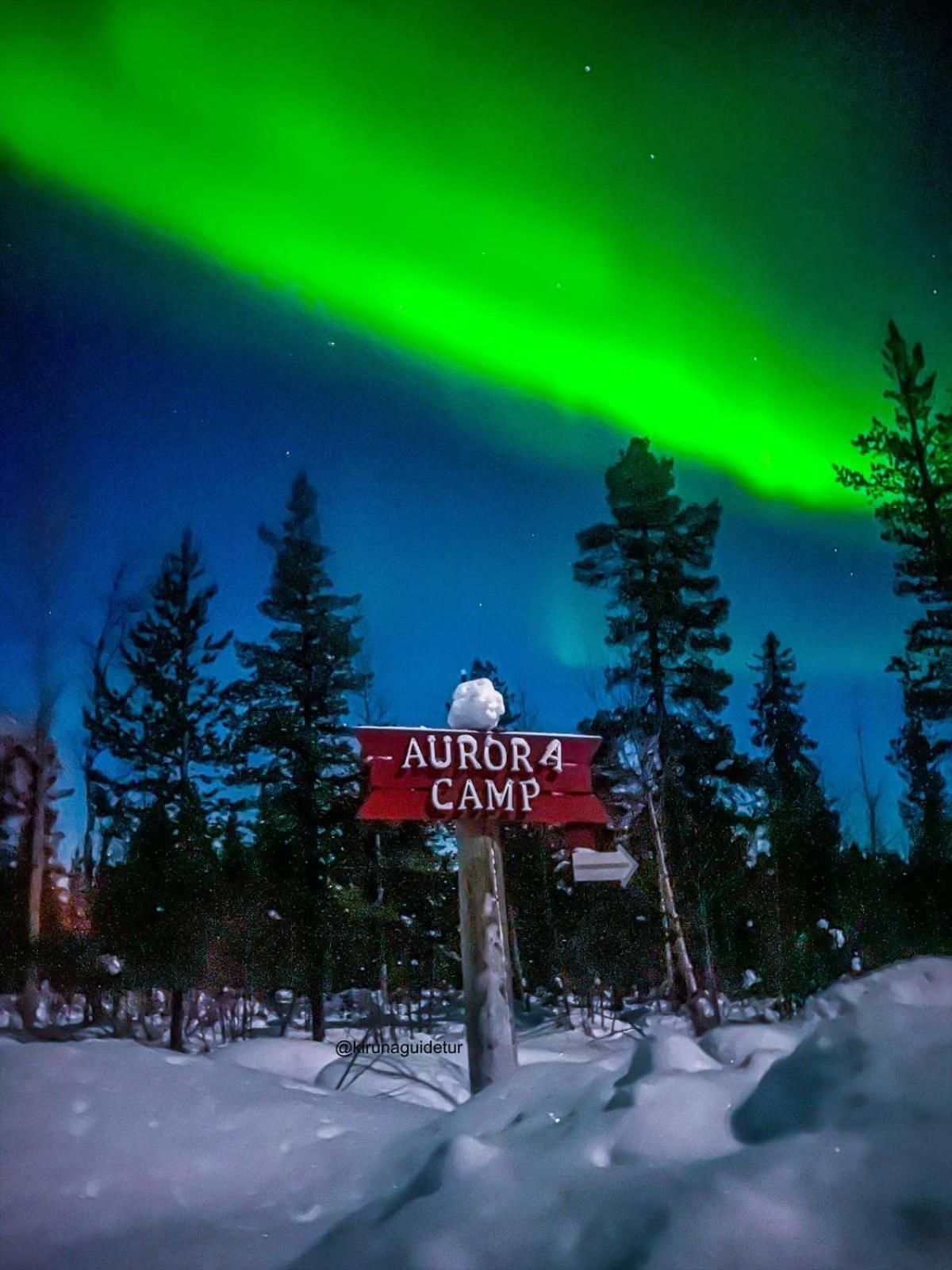 Вилла Aurora Camp Kurravaara Экстерьер фото