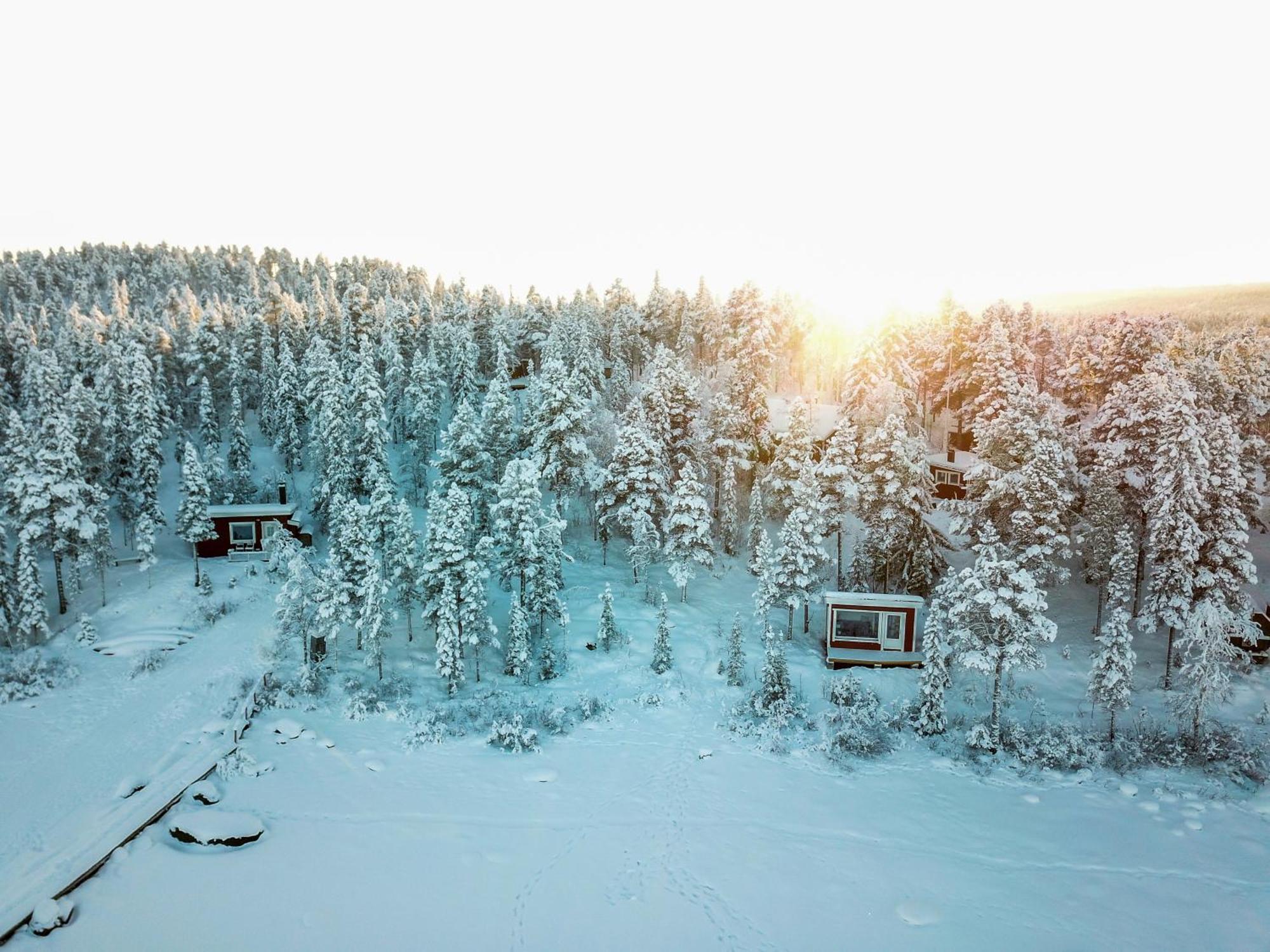 Вилла Aurora Camp Kurravaara Экстерьер фото