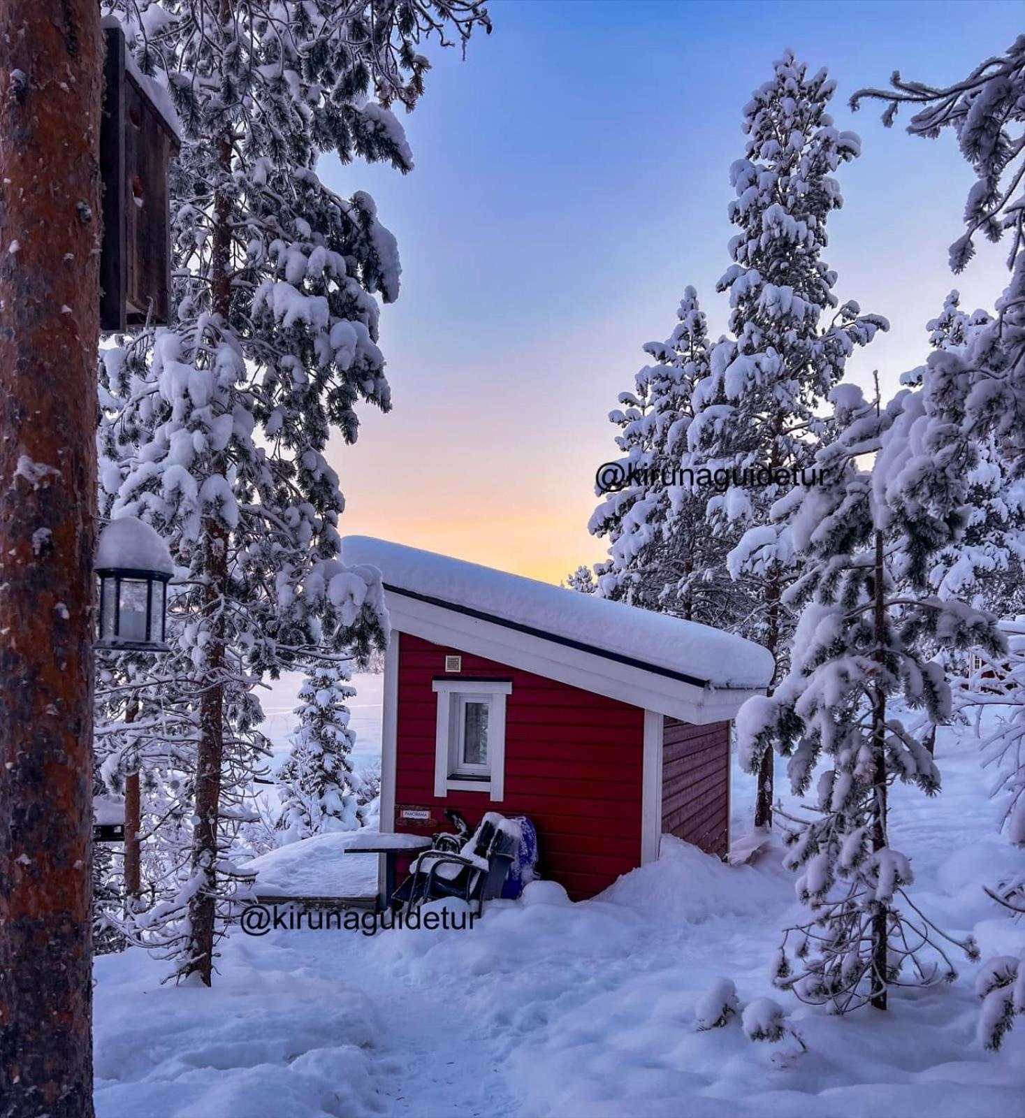 Вилла Aurora Camp Kurravaara Экстерьер фото