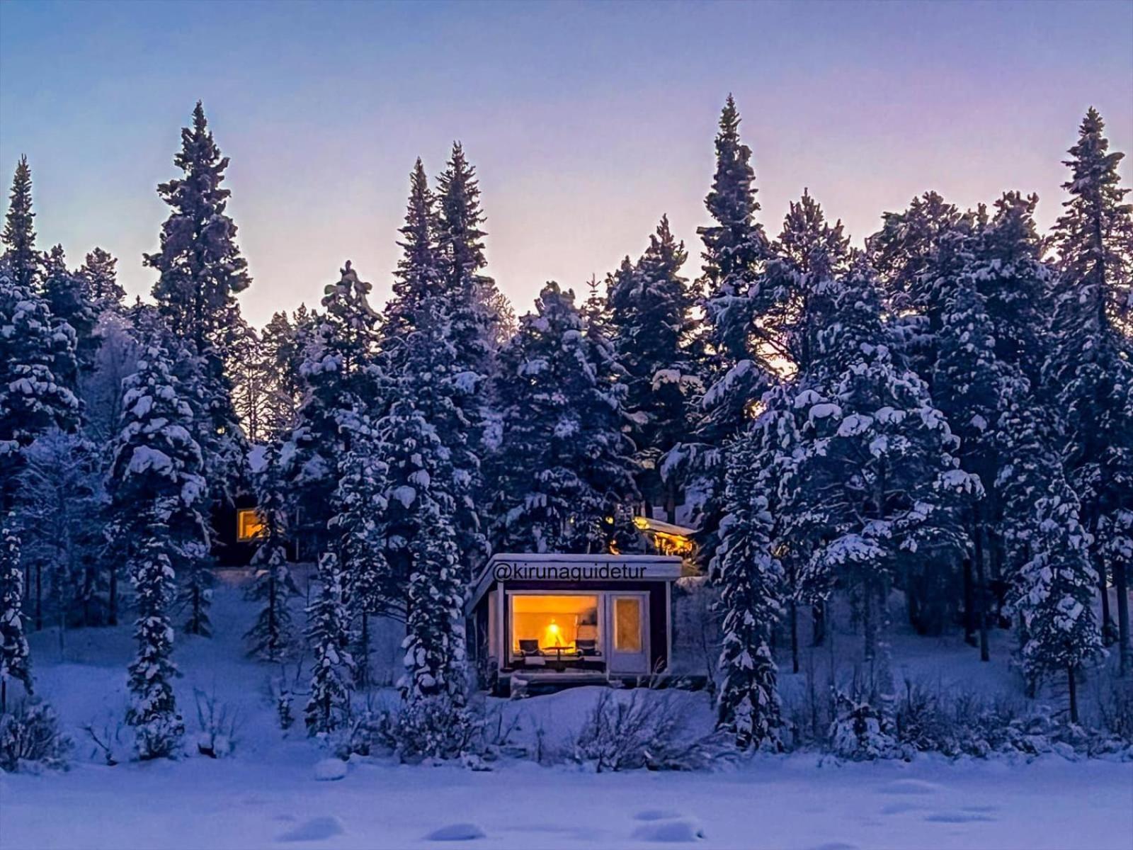 Вилла Aurora Camp Kurravaara Экстерьер фото