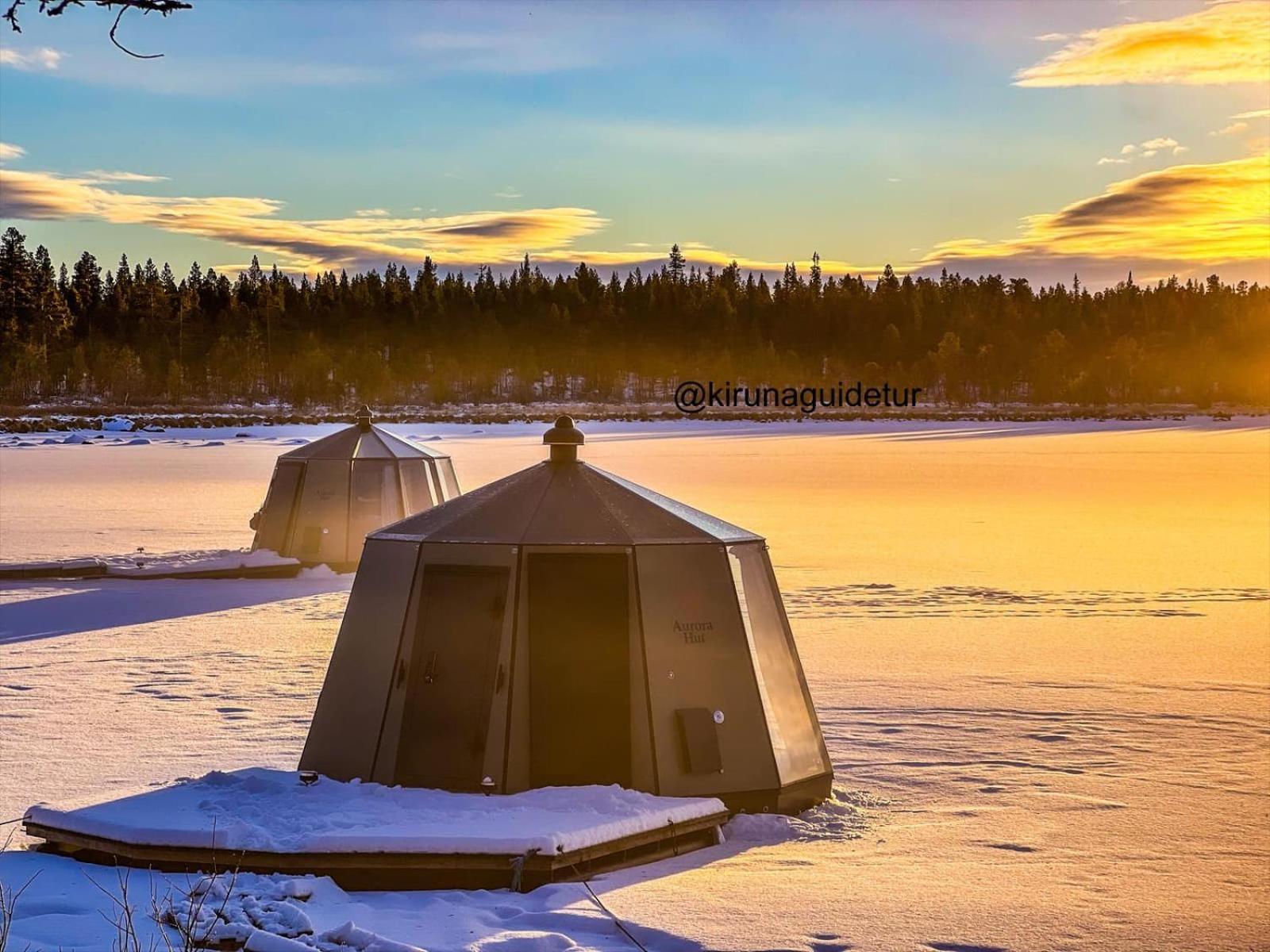 Вилла Aurora Camp Kurravaara Экстерьер фото