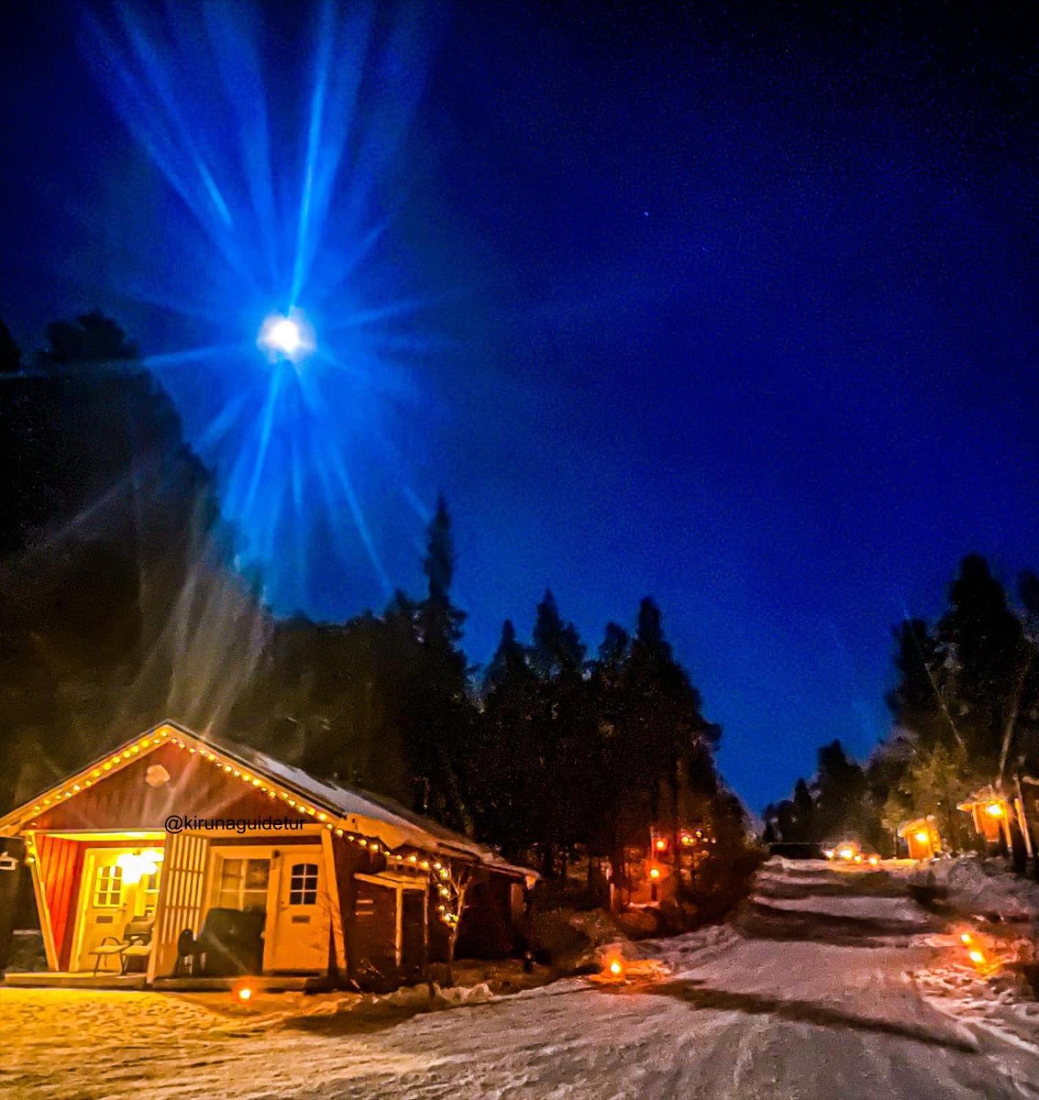 Вилла Aurora Camp Kurravaara Экстерьер фото