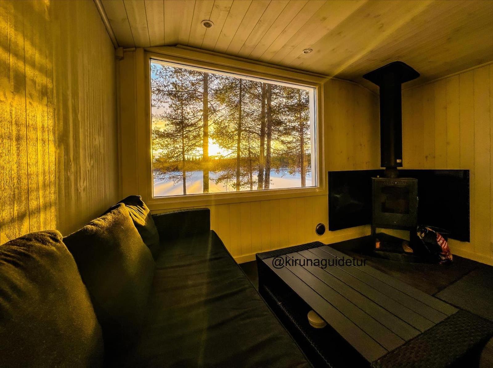 Вилла Aurora Camp Kurravaara Экстерьер фото