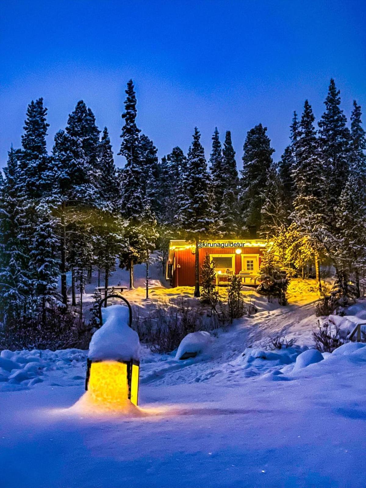 Вилла Aurora Camp Kurravaara Экстерьер фото