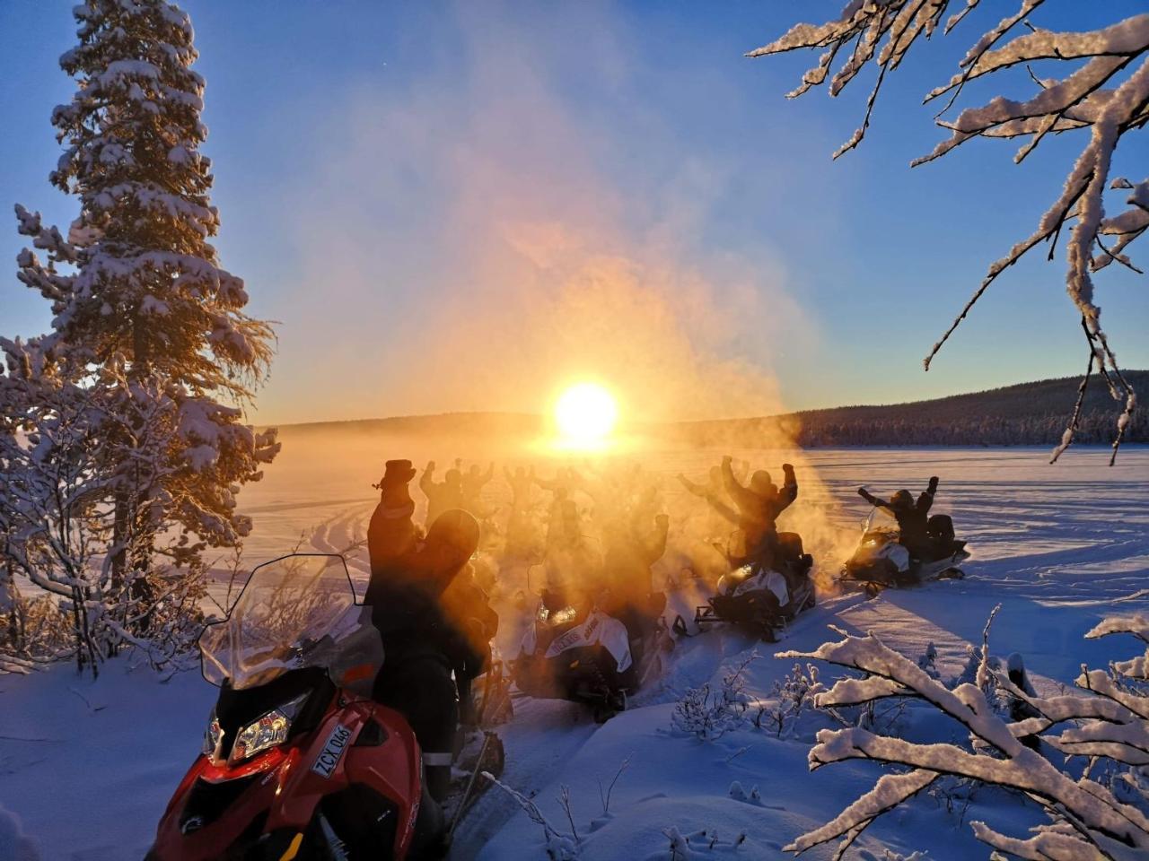 Вилла Aurora Camp Kurravaara Экстерьер фото