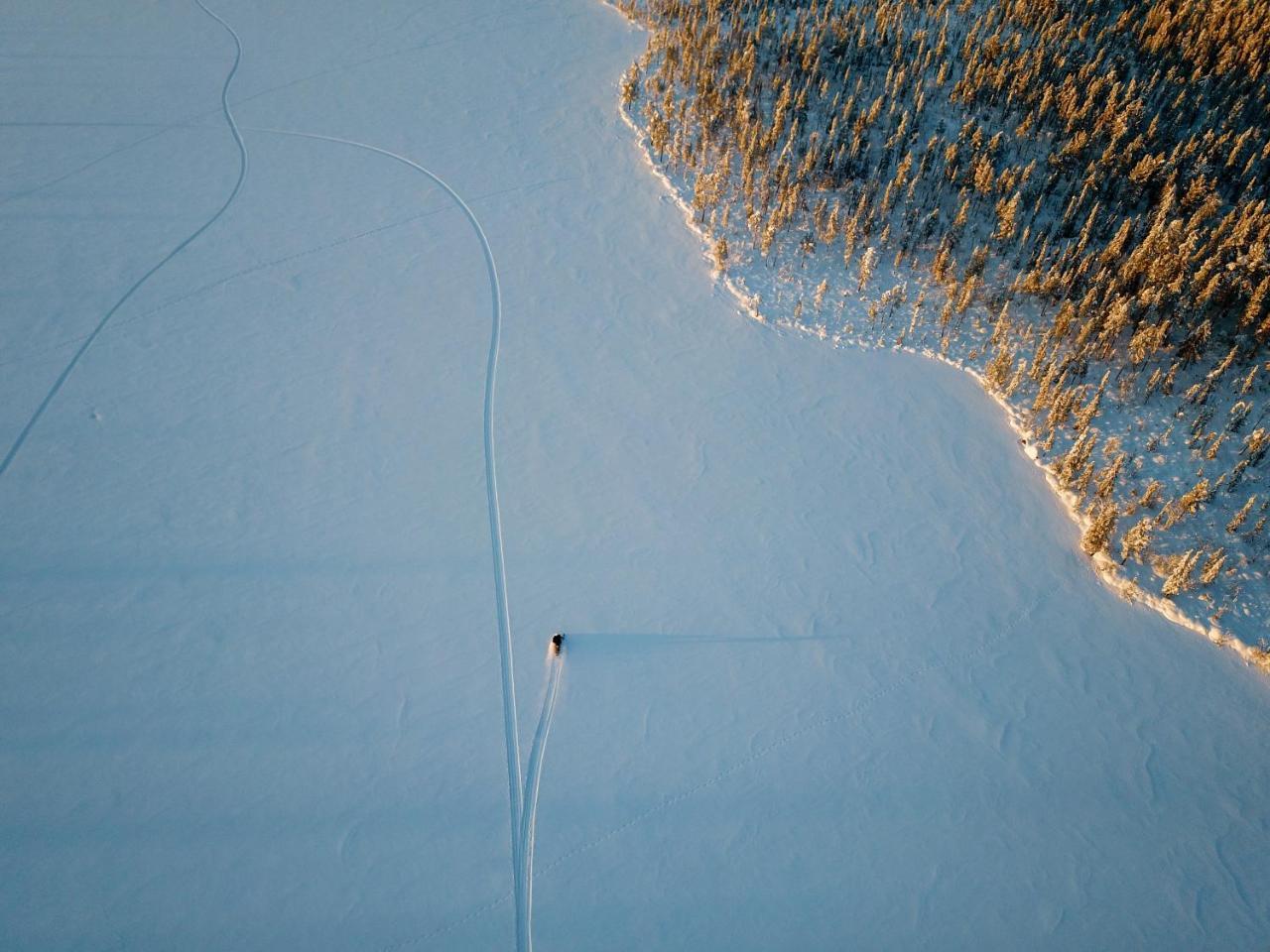 Вилла Aurora Camp Kurravaara Экстерьер фото