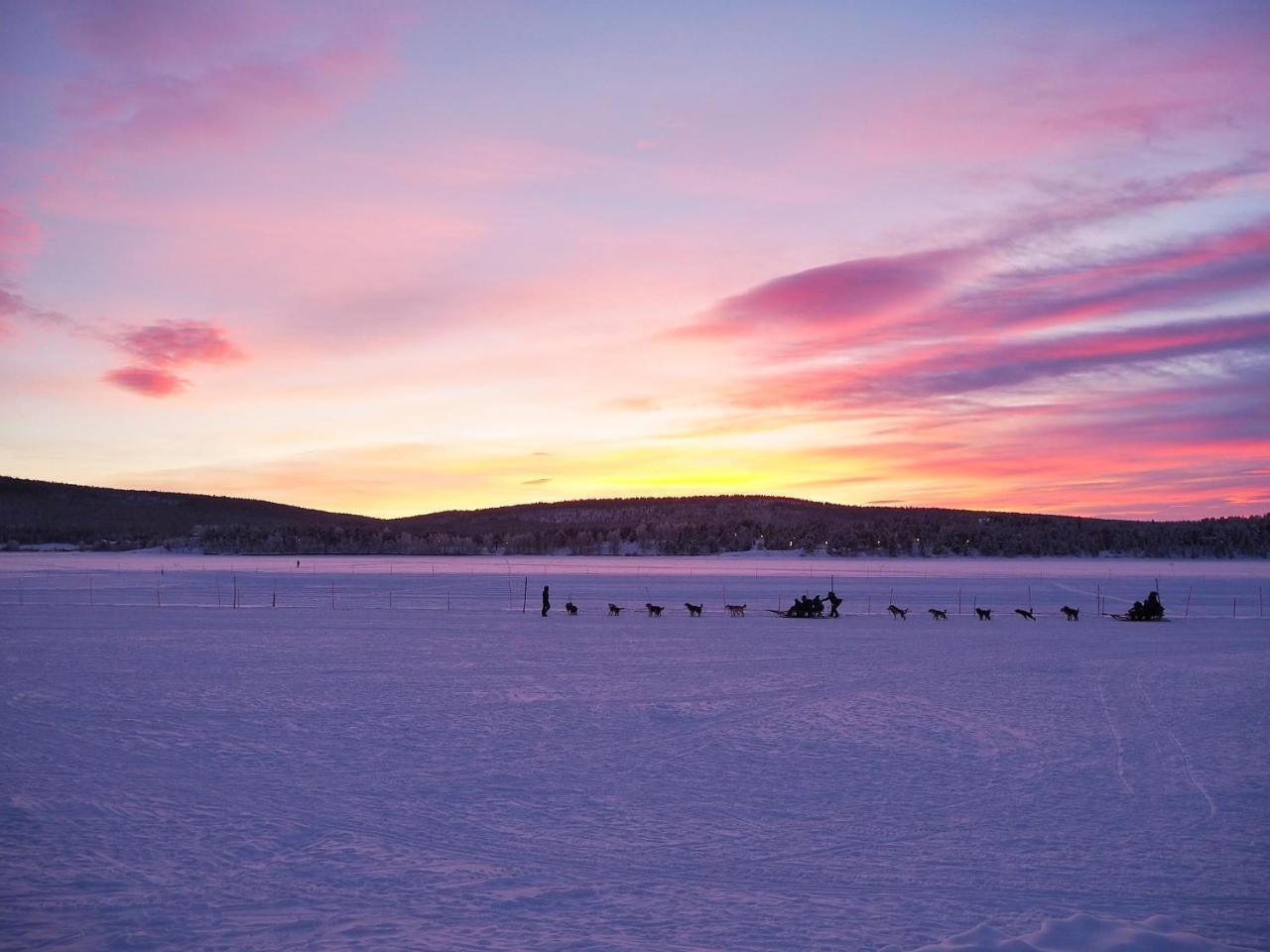 Вилла Aurora Camp Kurravaara Экстерьер фото